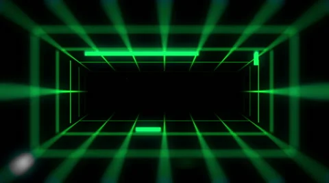 Digital tunnel (seamless loop) Stock Footage 54915588