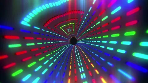 Digital Tunnel VJ Loop 스톡 동영상 149776861