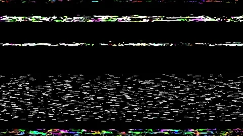 Digital TV Glitch Transition Overlay Stock Footage 341272452