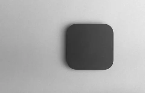 Digital TV on gray background. Stock Photos
