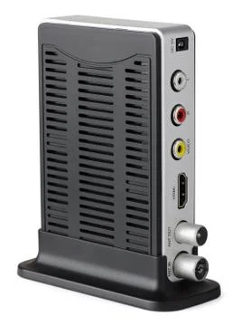 Digital TV receiver Stock Photos