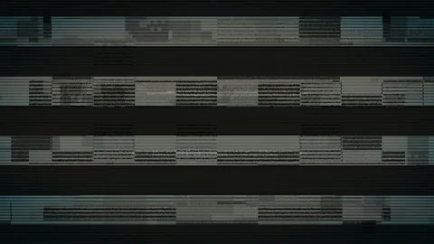 Digital Tv Screen Running Pixel Noise Animation Motion Background Stock Footage 121426661