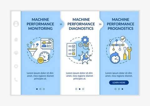 Digital twin tasks onboarding vector template イラスト素材