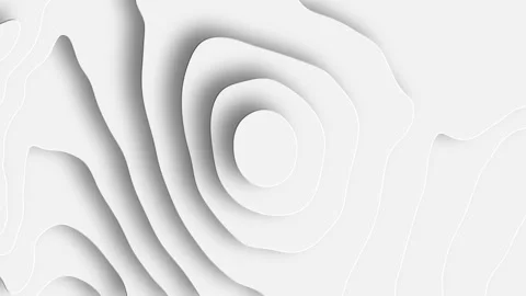 Digital typographic terrain. White landscape. Technological map 3D model Stock Footage 277632971