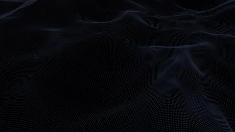 Digital Undercurrent Procedural Dot wave Surface Loop Stock Footage 313543889