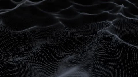 Digital Undercurrent Procedural Dot wave Surface Loop Stock Footage 313544057
