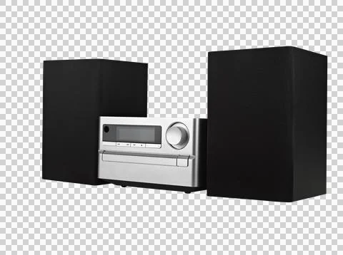 Digital usb, cd player against the white background Stock Photos