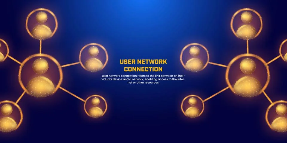 Digital user connection in internet network, illustration  cloud computing Stock Illustration