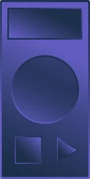 Digital user interface templates Stock Illustration