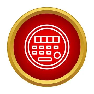 Digital utility meter displaying energy consumption data Stock Illustration