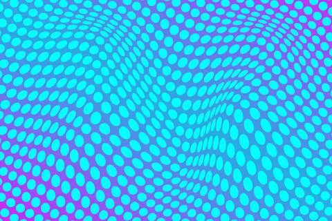 Digital vector background composed of a pattern of deformed circles of blue c Stock Illustration