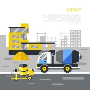 Digital vector black construction building Stock Illustration