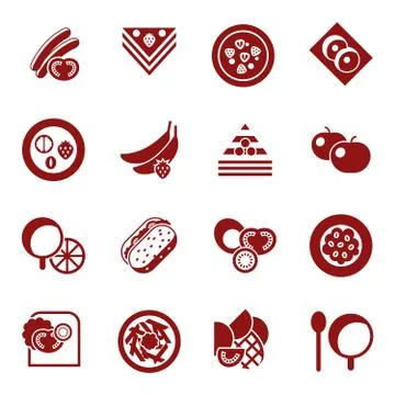 Digital vector breakfast meal fresh food and drink Stock Illustration