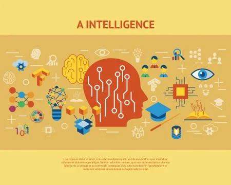 Digital vector deep learning Illustrazione stock