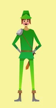 Digital vector kid cartoon simple character 스톡 일러스트