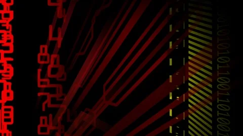 Digital vector line Stock Footage 95211711