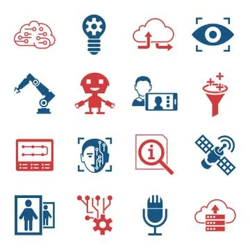 Digital vector machine learning イラスト素材