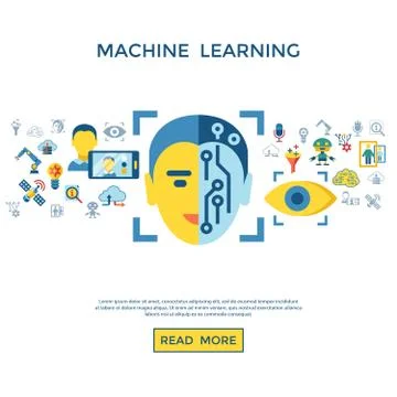 Digital vector machine learning イラスト素材
