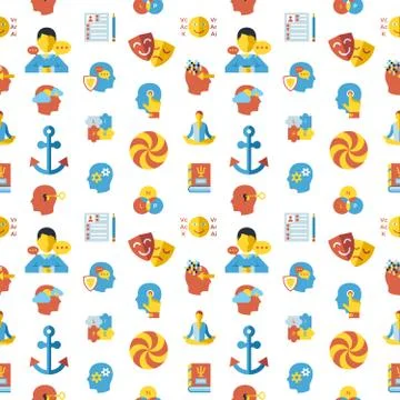 Digital vector neuro linguistic programming Stockillustratie