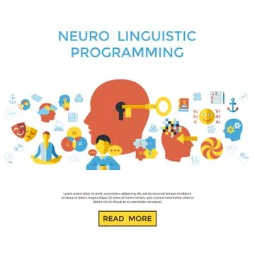 Digital vector neuro linguistic programming Stock Illustration