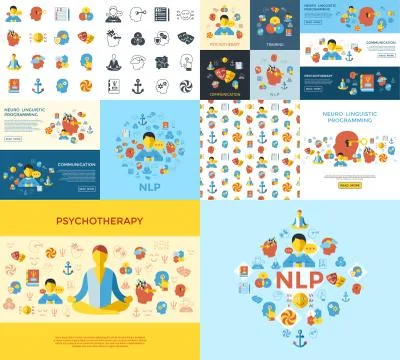 Digital vector neuro linguistic programming Stock Illustration