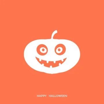 Digital vector orange happy 스톡 일러스트