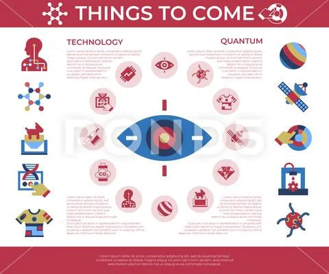 Digital vector quantum things to come technology ~ Clip Art #100547703