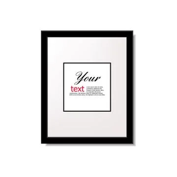 Digital vector quote frames box Stock Illustration