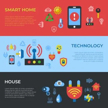 Digital vector smart and digital home イラスト素材