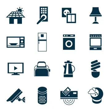 Digital vector smart and digital home Stock Illustration
