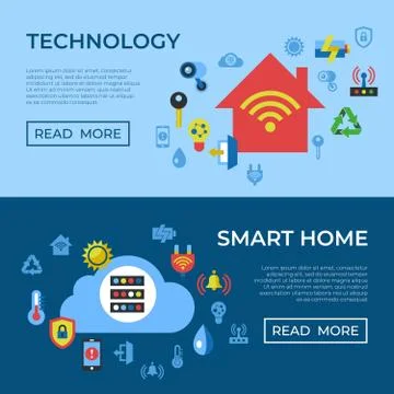 Digital vector smart and digital home イラスト素材
