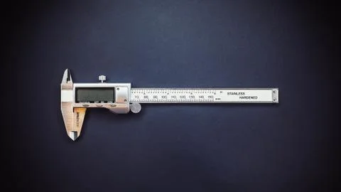 The Digital Vernier Caliper Stock-Fotos