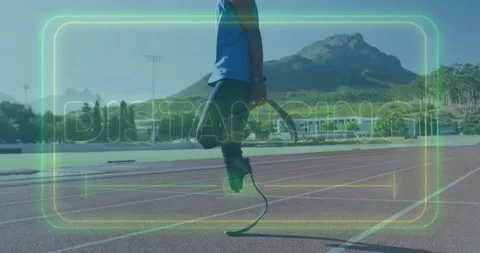 Digital video animates data processing in rugby, highlighting global sports Video stock 330659388