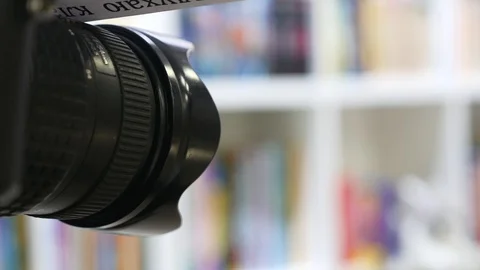 Digital Video Camera Lens Vídeo Stock 101572468