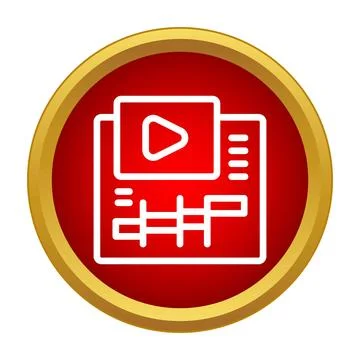 Digital video editing software interface displaying timeline layout イラスト素材