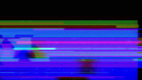 Digital Video Glitches Stock Footage 233178453