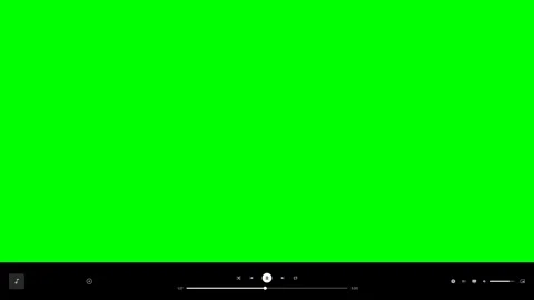 Digital video player interface on green screen background 4K Stock-Footage 340154094