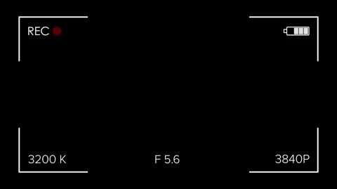 Digital Video Recorder Screen with Multiple Settings 库存影片 252066017