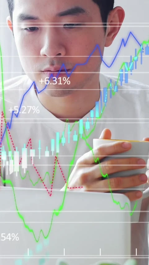Digital video shows a network animation over a doctor using technology in global Stock Footage 344722815