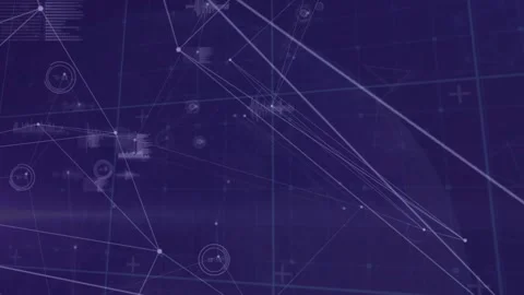 Digital video symbolizes global networking and data processing. Stock Footage 328588924