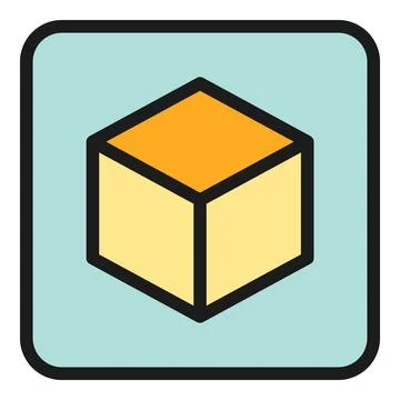 Digital view icon vector flat Illustrazione stock