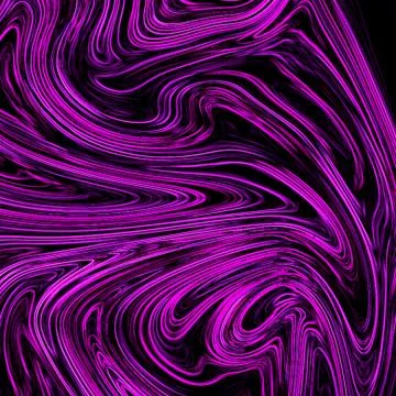 Digital violet abstract background with liquify flow Stock Illustration