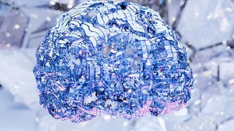 Digital Virtual human brain, Artificial intelligence machine learning イラスト素材