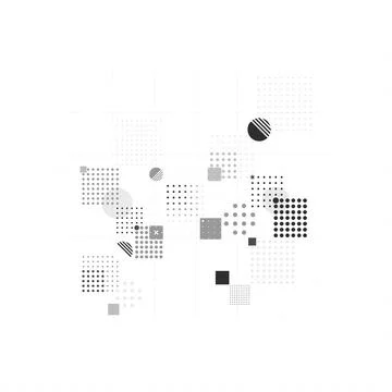 Digital visualization of science, medicine, tech concept. Stock Illustration