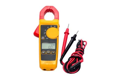 Digital volt meter. Stock Photos