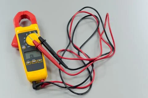 Digital volt meter. Stock Photos