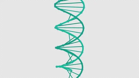 Digital Voxel Block DNA - 4K Alpha Stock Footage 330289949