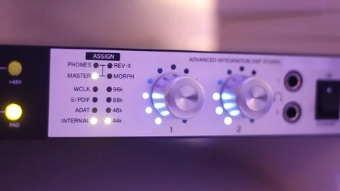 Digital Vu Meter Stock Footage 105143559