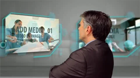 Digital Wall After Effects stock