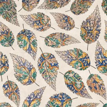 Digital wall tiles decor design. Stock Illustration